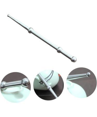 Beavorty Acupuncture Rod & Face Massage Tool | Stainless Steel Deep Massage Stick for Plantar Fasciitis & Facial Reflex Zones - Buy Online on GoSupps.com