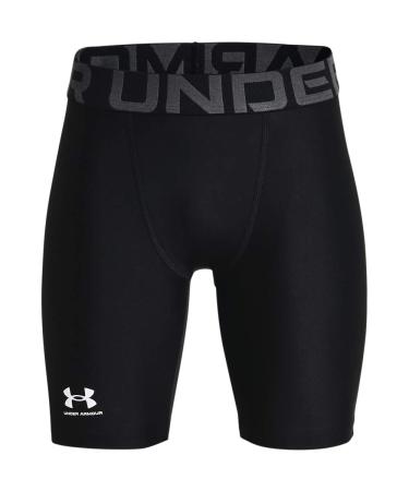 Under Armour Boys' HeatGear Shorts Black (001)/Pitch Gray Large