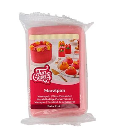 FunCakes P te d amande Baby Pink: Facile utiliser go t d licieux flexible et lisse facile d rouler fin et ferme parfait pour la d coration de g teaux halal casher et sans gluten. 250 g. Baby Pink 250 g