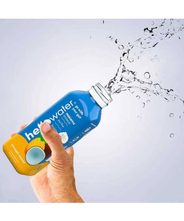 hellowater Pineapple Coconut Fiber Infused Water (LIVE) - High Fiber, 0 Sugar, 0 Net Carbs - 16 fl. oz. Bottles (Pack of 12) - Buy Online on GoSupps.com