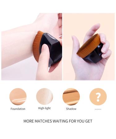 Flat Top Kabuki Brush for Flawless Makeup - Face Blush Liquid Powder & Cream | Bonus Protective Cover - International Shipping Available - Buy Online on GoSupps.com