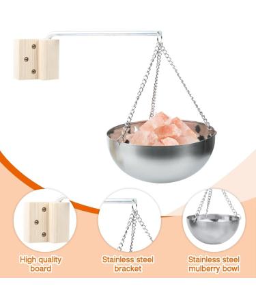 Xeerun Aroma Bowl Sauna | Stainless Steel Sauna Accessories | Essential Oils & Spa Aromatherapy Evaporator - Buy Online on GoSupps.com