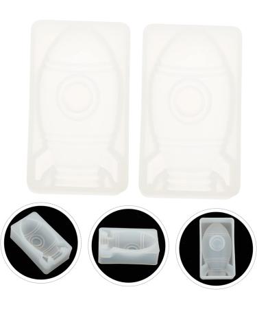 IMIKEYA Soap 2pcs Silicone Mold Decorate Silica Gel Household Shot Molds 5.2X3X1.5CM White - Buy Online on GoSupps.com