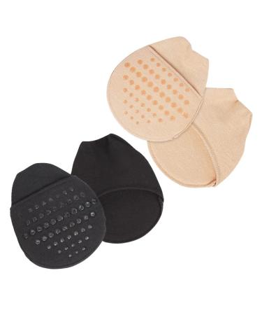 COHEALI 2 Pair Forefoot Pad Nye Tops for Women High Heel Cushions High Heel Foot Pads Women Men Socks Toe Covers Sock for Women Womans Heels Half Socks Sponge No Heel Women's Sock Pad