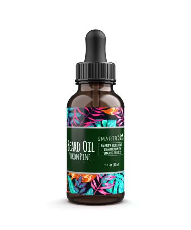 Beard Growth Oil for Beard Grooming Softening Hair Growth - Contains Hair Vitamin E Virgin Argan Jojoba Apricot Avocado Oil - Beard Straightener for men 30ml (Yukon Pine)