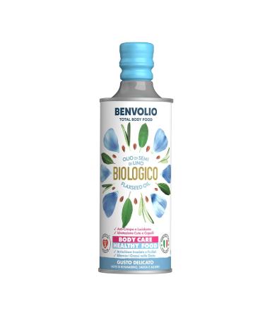 Organic Flaxseed Oil | 500ml | Rich in Omega 3 & Antioxidants | Food & Hair Care | Anti-Frizz for Curly Hair | Omega 3 Dogs |