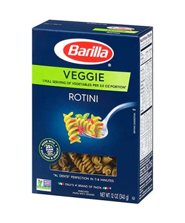 Barilla Veggie Rotini Pasta 12 oz - Healthy and Delicious Option - Buy Online on GoSupps.com
