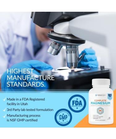 IKJ Complete Magnesium Complex - 4 Forms of Magnesium for Muscle Support, Sleep, Energy & Relaxation - 60 Capsules - Buy Online on GoSupps.com