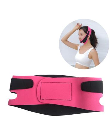 minkissy 1pc Pink Prevent Snoring Ultrathin Small v Korean Lift Lifting Thin Strap Thin Masseter Chin