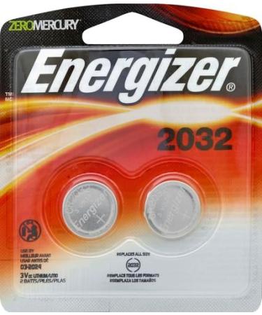 Energizer 2032 Watch Battery - 3 Volt 2 Count (Pack of 1) | Long-lasting Electronic Batteries for Watches & Devices - International Shipping Available - Buy Online on GoSupps.com