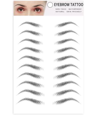 Stick On Eyebrows | Fake Eyebrows | Realistic Fake Eyebrows Waterproof And Long-Lasting Eyebrows Sticker Popular Brow Makeup Transfers Sticker Tmay - Buy Online on GoSupps.com