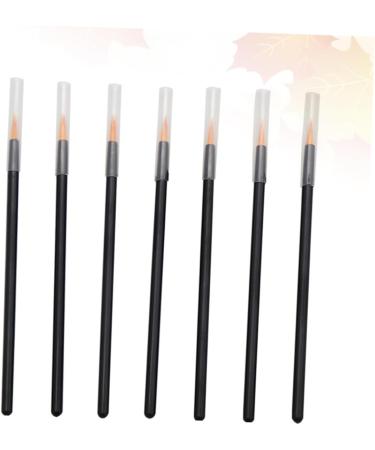 Baluue 50pcs Disposable Eyeliner Brush Liquid Eyeliner Fine Liner Brush Eye Liner Wands Black 10x0.3cm Black - Buy Online on GoSupps.com