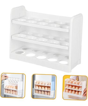 Gatuida Egg Storage Box Egg Holder for Fridge Eggs Egg Crates Kitchen Egg Organizer Tray Refrigerator - Buy Online on GoSupps.com