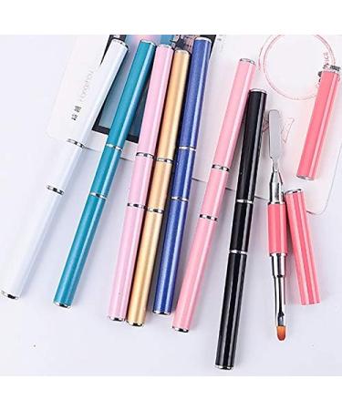 ISTOVO 8Pcs Nail Art Gel Pen Dual-Use Painted Phototherapy Pen Gel Pen Double-Headed Nail Pen Embossing Stick Nail Brush - Buy Online on GoSupps.com