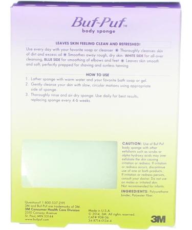 Buf-Puf Buf-Puf Body Sponge 1 each by Buf-Puf - Buy Online on GoSupps.com