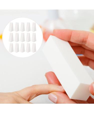 16pcs Nail Art Sponges Make Up Wedges Cosmetic Wedges Nail Art Sponges Triangle Shape Foundation Beauty Tool Triangle Make Up Sponges Cosmetic Sponge Wedges for Girls Women Beauty Tool(White) - Buy Online on GoSupps.com