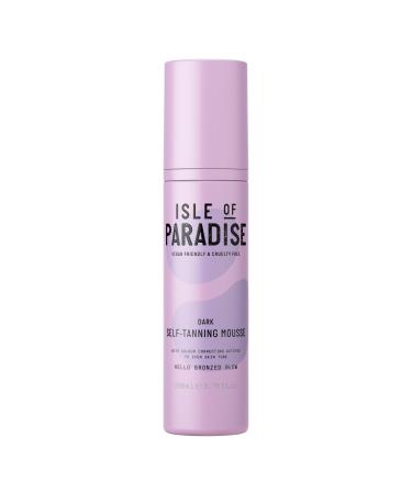 Isle of Paradise Fake Tan Mousse Dark (200 ml) Self -tanning foam natural ingredients & vegan (packaging can vary) dark - Buy Online on GoSupps.com