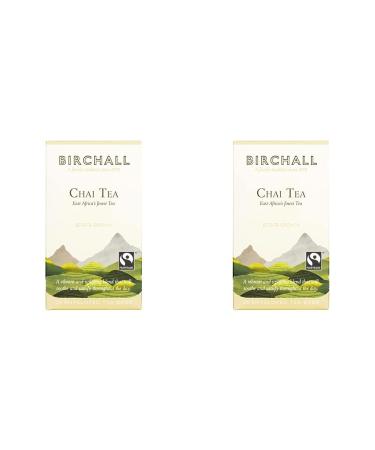 Birchall Tea Bags Sweet Spices Chai Tea Black Tea Bursting with Spicy Flavors Perfect Tea Lovers Gift Set Pack of 50 Enveloped Plant Based Tea Bags 25 Count (Pack of 2)