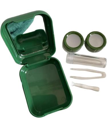 Partykindom Contact Lens Organizer - Small Plastic Container with Mirror Film for Eyes - Stylish & Invisible Organizer for Ladies - Buy Online on GoSupps.com