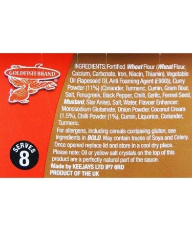 Goldfish Chinese Takeaway Curry Sauce Paste Concentrate 405g HOT and Spicy (Box of 4 Tubs) - Buy Online on GoSupps.com