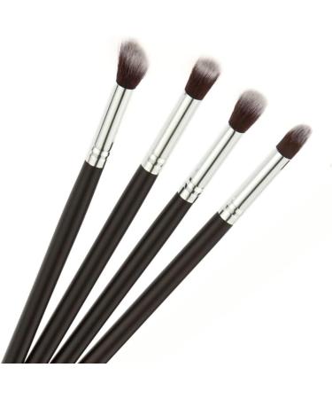 Healeved 8 Pcs Eye Make-up Brush Kit Theive Cosmetics Eye Shadow Brushes Makeup Tool Lip Scrubber Brush Black - Buy Online on GoSupps.com