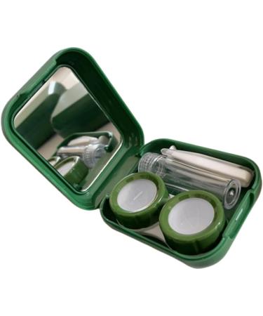 Shop Gatuida Cute Contact Lens Container with Mirror - Small Plastic Cosmetic Lens Organizer for Makeup - Ideal Holder for Lenses - Buy Online on GoSupps.com