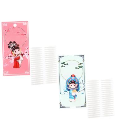 Balacoo Big Eyes 2 Sets Invisible Double Eyelid Stickers 2 Sided Tape Eye Lift Strips Lifting Belt No Stickers