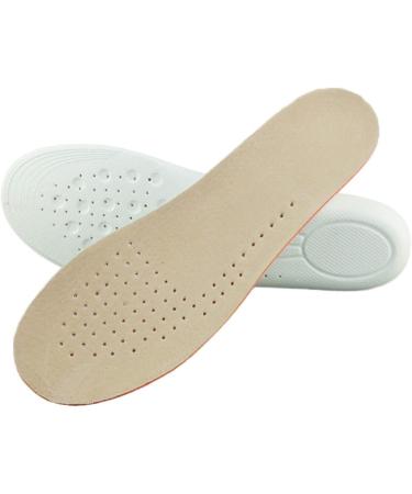 NOLITOY Heel Lift Inserts - Invisible Height Increase Shoe Pads for Men | Breathable Shoe Insoles in Khaki - Size 2 - Buy Online on GoSupps.com