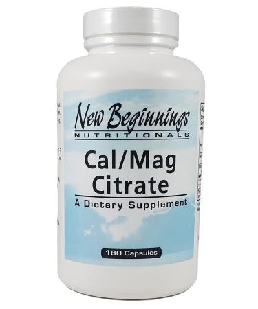 Calcium/Magnesium Citrate (180 Caps)