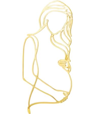 QPARTYFIRE Pregnant Lady Baby Shower Cake Topper Pregnancy Acrylic Baby Cake Charm for Gender Reveal Cake Decoration Pregnancy Announcement/Wecome Baby Party Supplies(02) Yellow06 - Buy Online on GoSupps.com