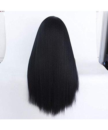 Buy Bghjue 16x4 Long Black Brown Ombre Synthetic Lace Frontal Wig - 22in Cosplay Hair for Women - Buy Online on GoSupps.com