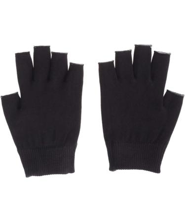 Ipetboom 2 Pairs Moisturizing Gloves Black Gloves Whitening Glove Spa Glove Hydrating Glove Gel Gloves Mositurizing Glove Fingerless Apparel - Buy Online on GoSupps.com