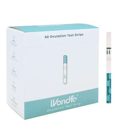 Wondfo Ovulation Test Strips Predictor Kit Detecting LH Surge - Highly Sensitive at Home Test Kit (50 Count) - W2-S50 50 Count (Pack of 1)