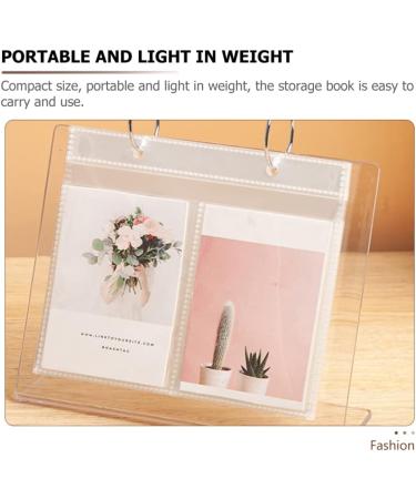 FOMIYES Sticker Display Stand Acrylic Storage Sticker Storage Book Photo Storage Album Sticker Album for Morphie Portable Photo Stickers Sticker Book Mini Books South Korea Nail - Buy Online on GoSupps.com