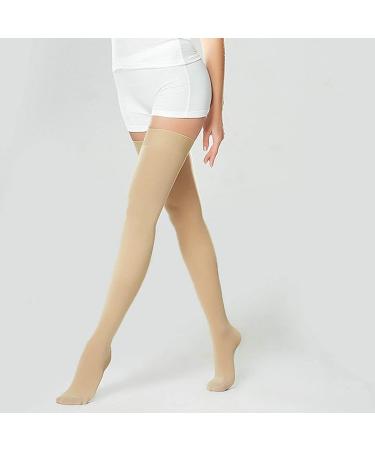 Medical Compression Stockings for Varicose Veins - Second Degree Pressure Washable & Comfortable - Pain Relief for Women - Improve Blood Circulation - Black Size S (Flesh M) - Buy Online on GoSupps.com