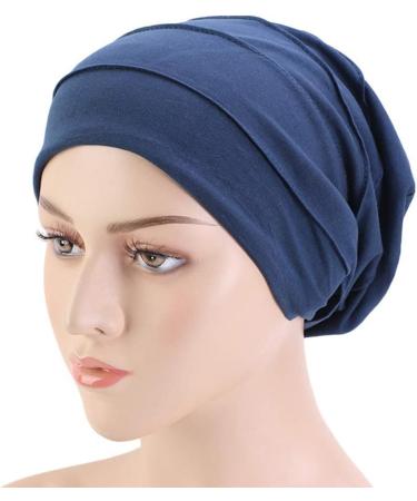 Lurrose Cotton Soft Night Hat Comfy Sleep Cap Slouchy Sleeping Hat Baggy Night Bonnet for Curly Hair for Women Girls () - Buy Online on GoSupps.com