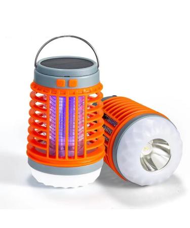 NAKEAH Buzz Blast Pro Buzz Buggs Mosquitoes Zapper Solar&USB Charging Mosquitoes Zapper Outdoor Mosquitoes Lights Gets Rid of Mosquitoes from Anywhere in Minutes!