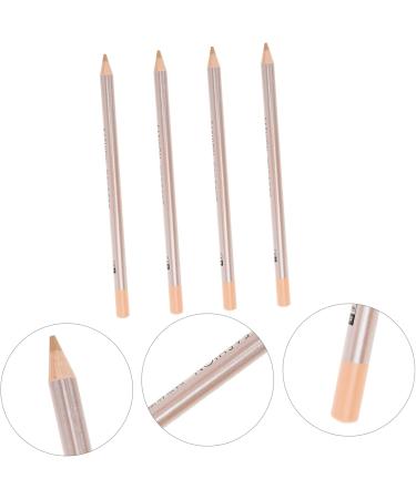 WOONEKY 4pcs Concealer Pen Dark Circle Concealer Makeup Concealer for Face Highlighter Stick Wooden 1 g (Pack of 1) Ivory - Buy Online on GoSupps.com