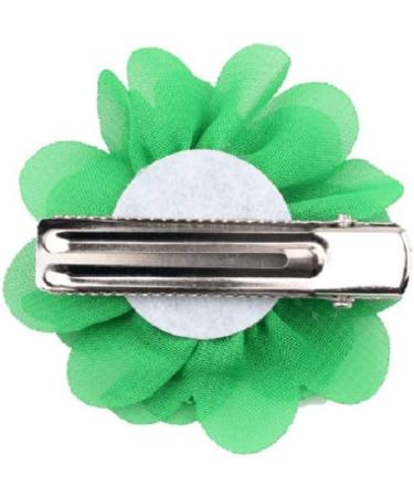 20 Pcs Women Chiffon Flower Hair Clips Flower Hair Clips for Baby Girl Kids Etc Color Mixing - Buy Online on GoSupps.com