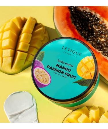 LETIQUE Cosmetics Mango Passion Fruit Body Butter Cream 200 ml - Buy Online on GoSupps.com