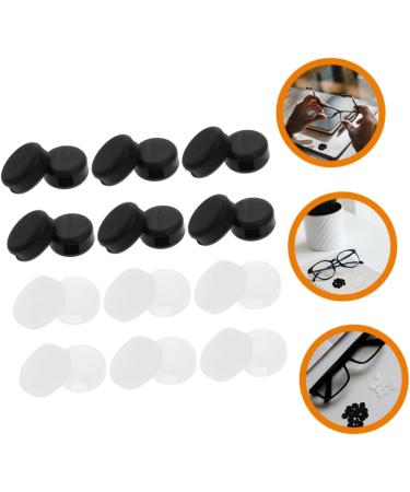Lalafina 24 Pairs Glasses Accessories - Ear Hooks & Holders for Sunglasses & Glasses - Clear Pebble Gel - Multi-Color 2 Pieces (1.4x0.6cm) - Buy Online on GoSupps.com