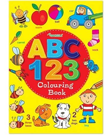 Kids Learning Books ABC 123 Numbers Shapes Activity and Learning Books Set of 4 - Buy Online on GoSupps.com