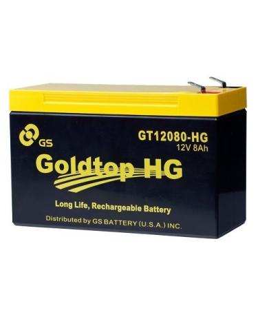 Genuine FiOS OEM Approved Replacement Battery (3 Year Warranty) by GS Battery - GT12080-HG - Premium Replacement for PX12072-HG