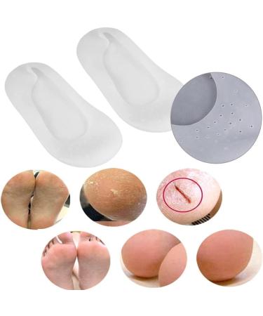 Uxsiya Silicone Gel Socks for Foot Protection | Moisturizing & Cracked Skin Care | Full Length Foot Care (L) - Buy Online on GoSupps.com