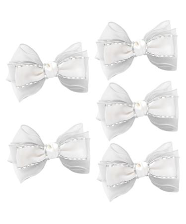 minkissy Accessories Fabric Butterfly Hair Clip Bowknot Barrette Hair Bows for womens hair accessories black bows womens hair clips women hair clips white s woman South Korea Hair