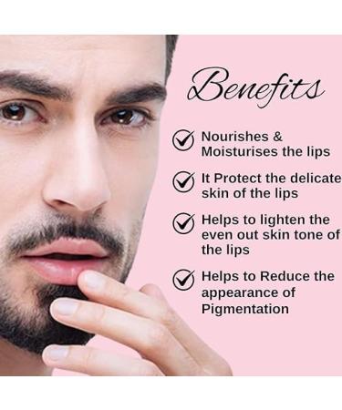 0.82oz Lip Balm For Dark Lips | Pigmentation | Dry & Chapped Lips | Men & Women (8 Gm) - Buy Online on GoSupps.com