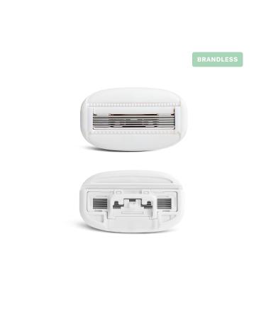 Brandless Razor Starter Kit | Aloe Vera & Vitamin E Moisturizing Strips | 5-Blade Cartridge with Weighted Handle | Clean Beauty | Cruelty Free - Cartridge Refills - Buy Online on GoSupps.com