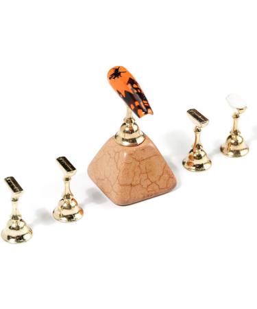 Vadillo Nail Art Tool Magnetic Nail Stand Set Practice Stand Base Alloy Holder Nail Art Display Manicure Tool Set Pink - Buy Online on GoSupps.com