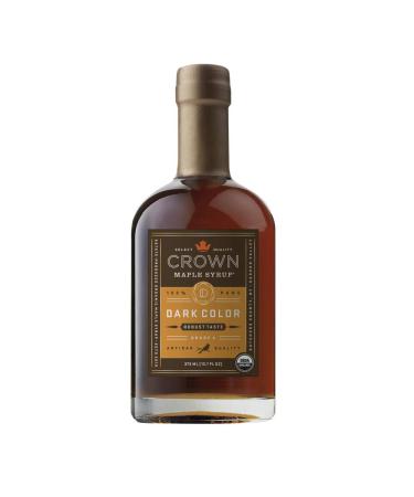 Crown Maple Dark Color Robust Taste Organic Maple Syrup 12.7 Fl Oz