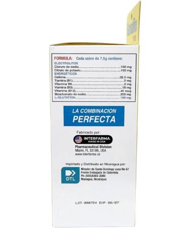 Gomalito y m s Rehydrating Supplement with Electrolytes B Vitamins & Caffeine Instant Energy & Fast Recovery Orange Flavor 25 Sachets x 7.5g Made in USA - Buy Online on GoSupps.com